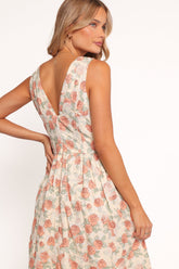 Velda Midi Dress - Pink Floral
